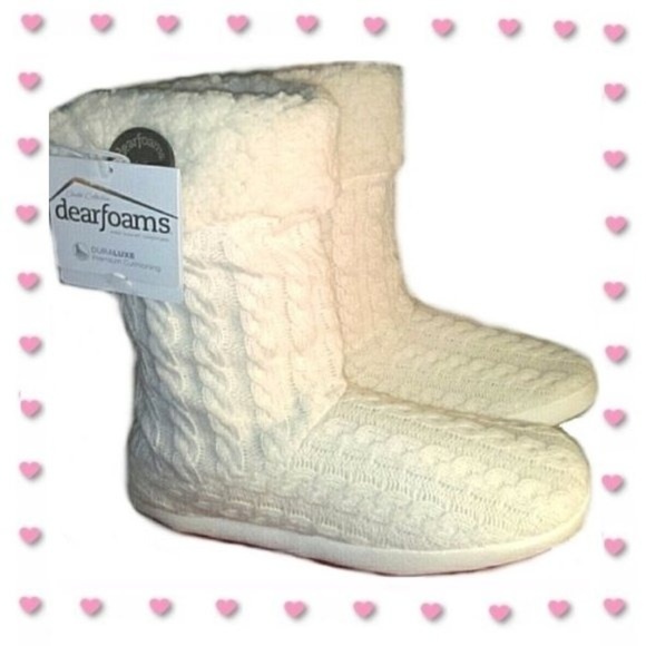 Dearfoams Shoes - ❌SOLD❌ Cardy Knit Dearfoams Slipper XL (11/12)